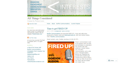 Desktop Screenshot of bonfirepreston.wordpress.com