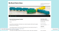 Desktop Screenshot of boardgamedesign.wordpress.com