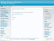 Tablet Screenshot of edsonxavier.wordpress.com