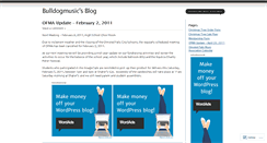Desktop Screenshot of bulldogmusic.wordpress.com