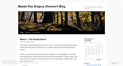 Desktop Screenshot of gregorycheever.wordpress.com