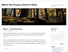Tablet Screenshot of gregorycheever.wordpress.com