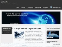 Tablet Screenshot of jobhuntfox.wordpress.com