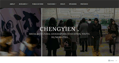 Desktop Screenshot of chengyien.wordpress.com