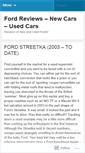 Mobile Screenshot of fordcars1.wordpress.com
