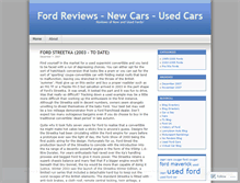 Tablet Screenshot of fordcars1.wordpress.com