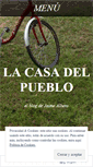 Mobile Screenshot of lacasadelpueblo.wordpress.com