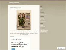 Tablet Screenshot of beautypressures.wordpress.com