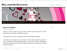 Tablet Screenshot of marydecoracion.wordpress.com