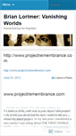 Mobile Screenshot of brianlorimer.wordpress.com