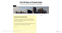 Desktop Screenshot of first90days.wordpress.com
