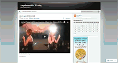 Desktop Screenshot of angelmoon86.wordpress.com