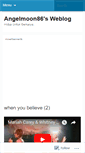 Mobile Screenshot of angelmoon86.wordpress.com