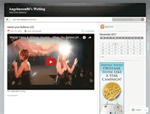 Tablet Screenshot of angelmoon86.wordpress.com