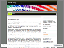 Tablet Screenshot of phconsulting.wordpress.com