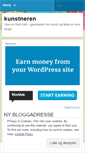 Mobile Screenshot of kunstneren.wordpress.com