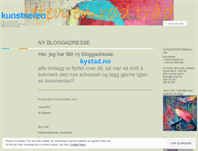 Tablet Screenshot of kunstneren.wordpress.com