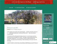 Tablet Screenshot of lifeinfastlaneondirtroad.wordpress.com