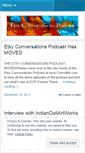 Mobile Screenshot of etsyconvo.wordpress.com