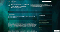 Desktop Screenshot of 14000woodworkingplans.wordpress.com