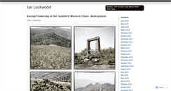 Desktop Screenshot of ianlockwood.wordpress.com