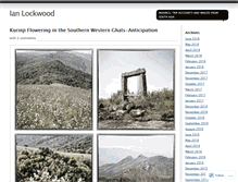 Tablet Screenshot of ianlockwood.wordpress.com