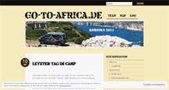 Desktop Screenshot of gotoafrica2010.wordpress.com