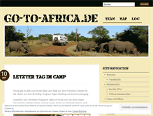 Tablet Screenshot of gotoafrica2010.wordpress.com