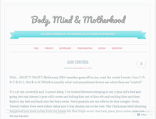 Tablet Screenshot of bodymindmotherhood.wordpress.com