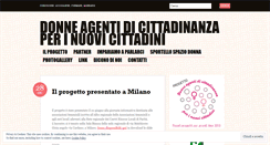 Desktop Screenshot of donnecittadinanza.wordpress.com