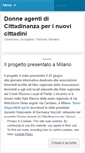 Mobile Screenshot of donnecittadinanza.wordpress.com