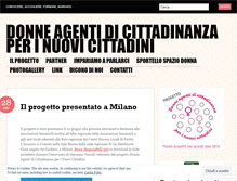 Tablet Screenshot of donnecittadinanza.wordpress.com