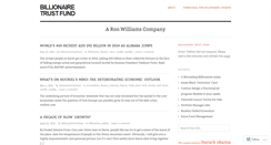 Desktop Screenshot of billionairetrustfund.wordpress.com