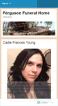 Mobile Screenshot of fergusonfuneralhome.wordpress.com