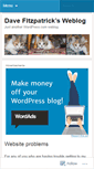 Mobile Screenshot of davefitzpatrick.wordpress.com