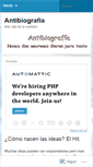 Mobile Screenshot of antibiografia.wordpress.com