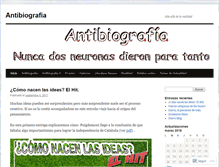 Tablet Screenshot of antibiografia.wordpress.com