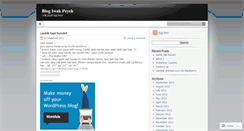 Desktop Screenshot of blogiwakpeyek.wordpress.com