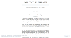 Desktop Screenshot of everydayillustrated.wordpress.com