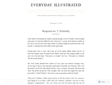 Tablet Screenshot of everydayillustrated.wordpress.com