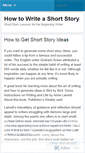 Mobile Screenshot of howtowriteashortstory.wordpress.com