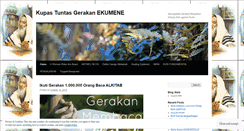 Desktop Screenshot of ekumenikal.wordpress.com