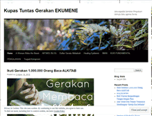 Tablet Screenshot of ekumenikal.wordpress.com