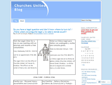 Tablet Screenshot of churchesunitedcorp.wordpress.com