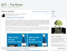 Tablet Screenshot of dotsmovie.wordpress.com