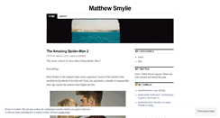 Desktop Screenshot of matthewsmylie.wordpress.com