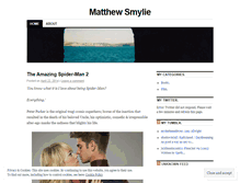 Tablet Screenshot of matthewsmylie.wordpress.com