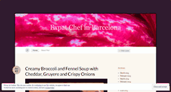 Desktop Screenshot of expatchef.wordpress.com