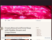 Tablet Screenshot of expatchef.wordpress.com