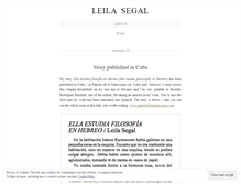 Tablet Screenshot of leilasegal.wordpress.com